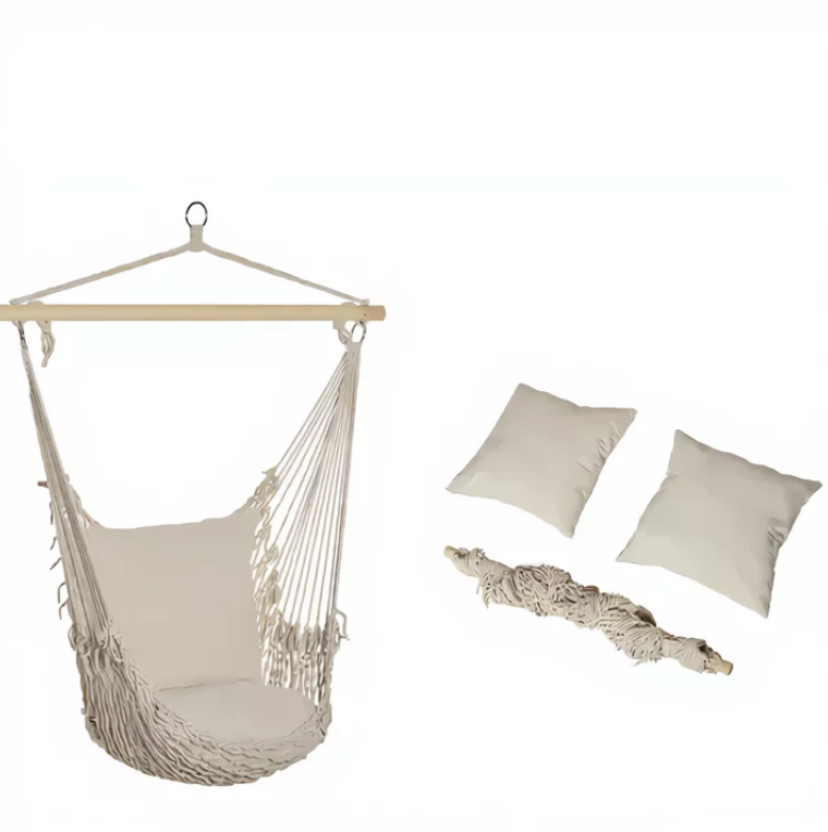 Cocoon™ – Fauteuil Suspendu Design en Coton Naturel