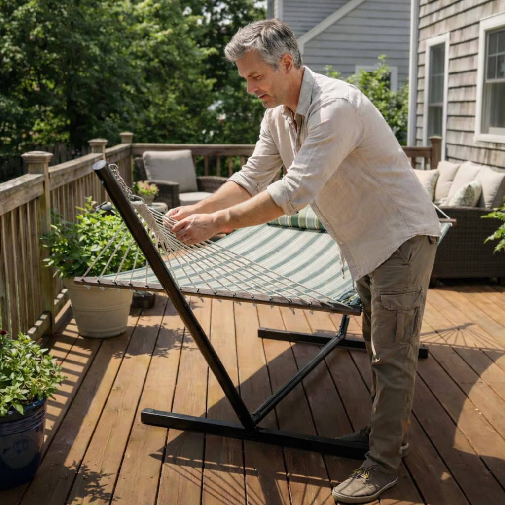 Horizon™ – Hamac sur Pied avec Structure en Acier